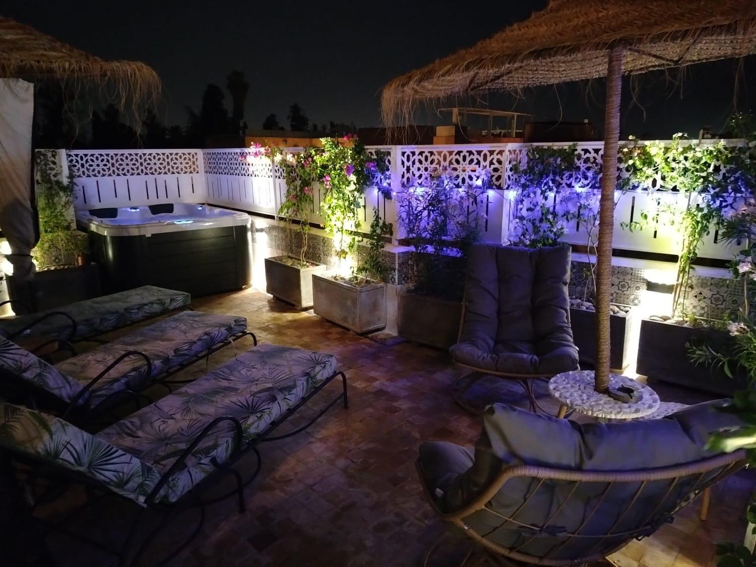 Riad & Spa Sous Le Soleil Chez Jerome Et Pamela Ch Marrakchi Marrakesh Bagian luar foto